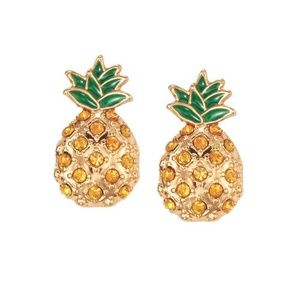 Avon Pineapple Stud Earrings